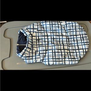 XL Lucy & Co reversible puffer dog coat